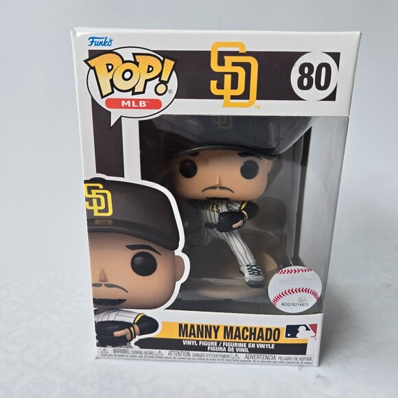 Manny Machado Funko Pop San Diego Padres Vinyl Figure 80 NEW In Box Mint 🔥 MLB - Picture 1 of 6